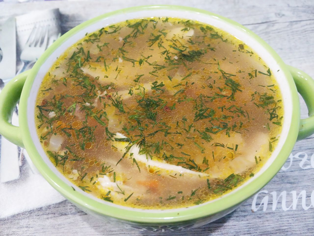 Рецепт гречневого супа с куриными мясом