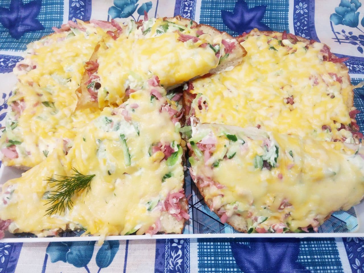 Ленивая пицца из армянского хлеба 