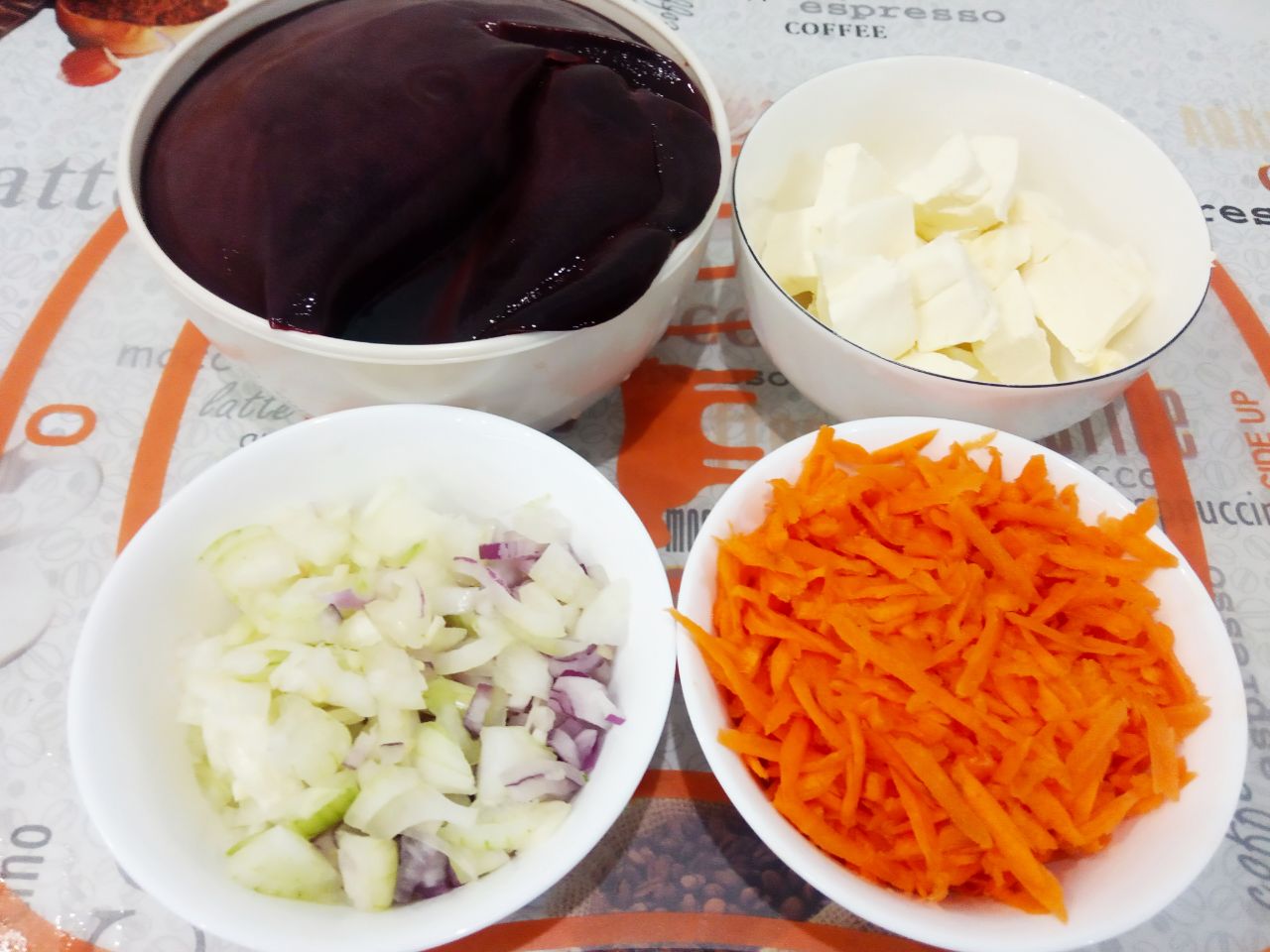 Паштет из свиной печени, вкусно и сытно