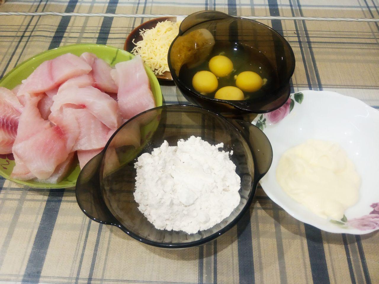 Рыба в сырно-яичном кляре, вкусно и аппетитно