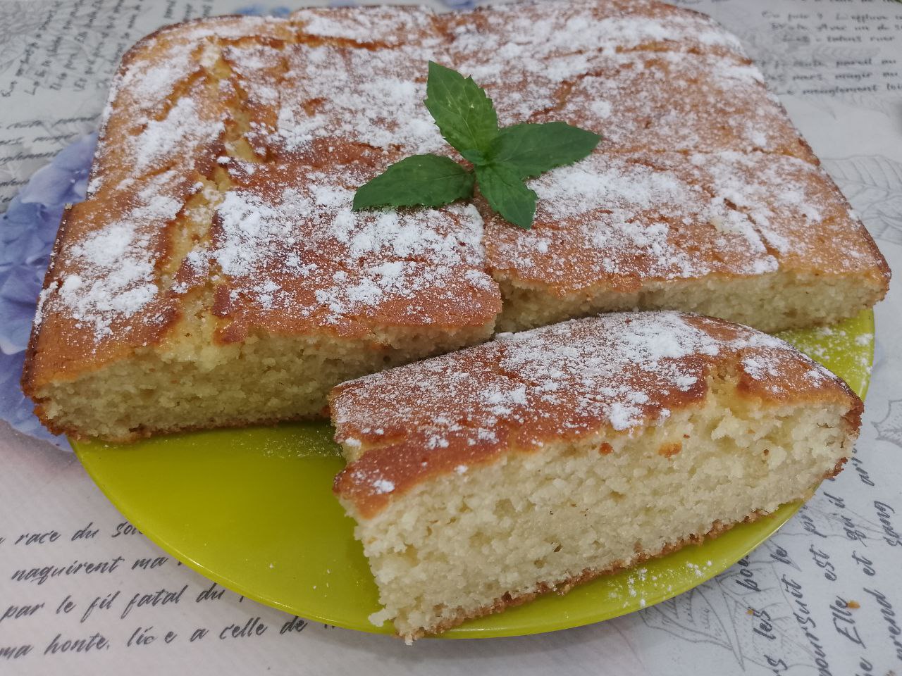 Манный пирог или манник на сметане, просто и вкусно