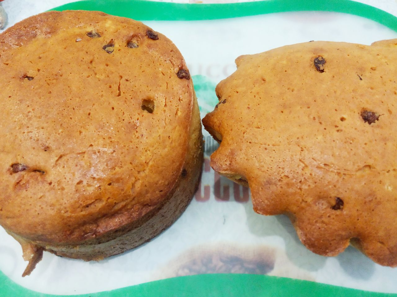 Домашний кекс с изюмом и с добавлением творога, нежный и вкусный