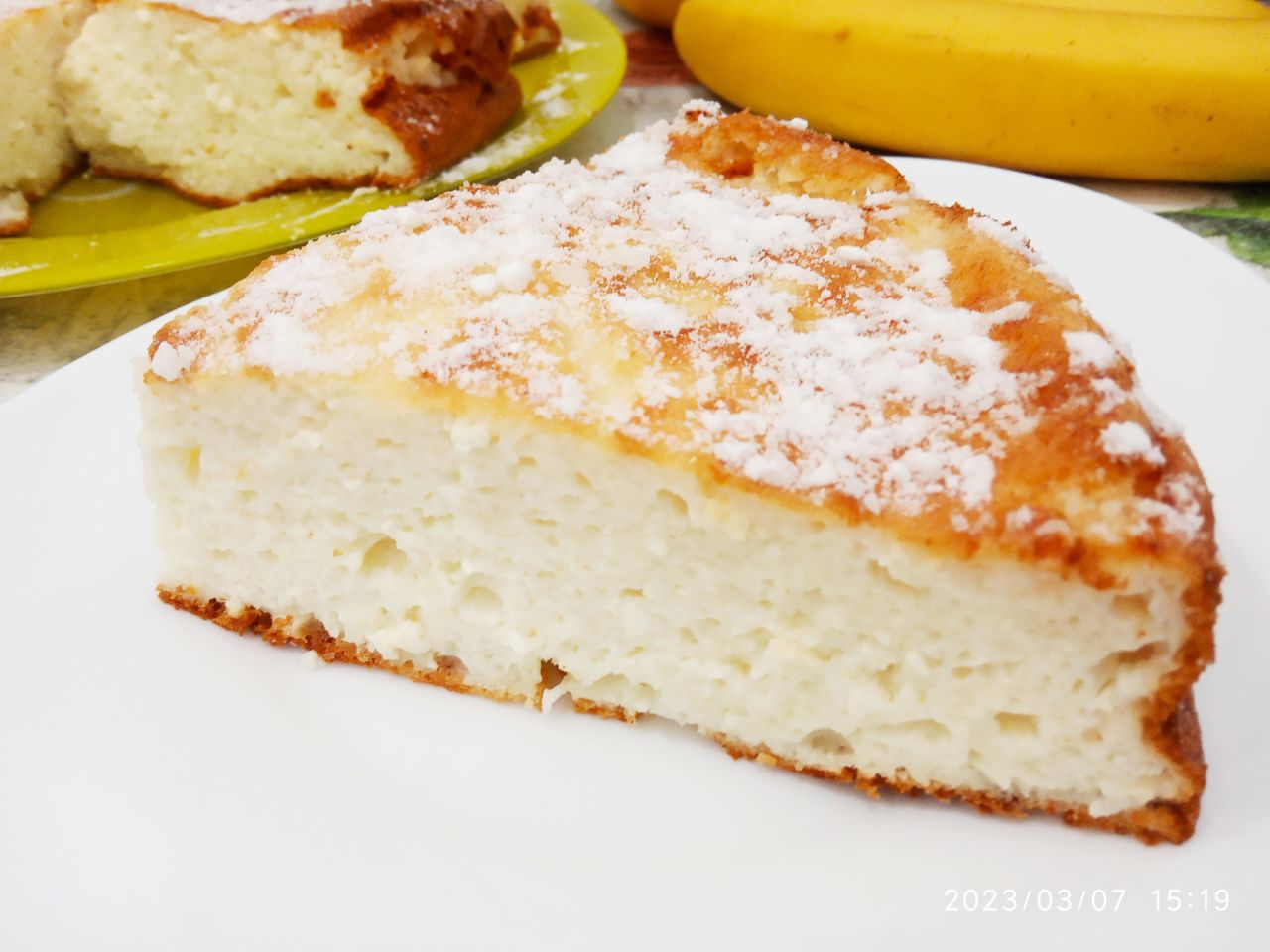 Творожная запеканка на манной крупе и крахмале
