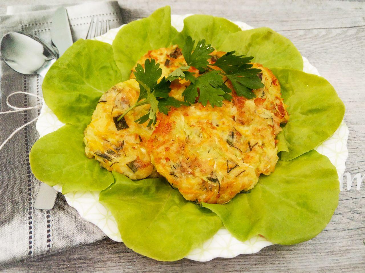 Оладьи из кабачков, сыра и моркови, просто и вкусно