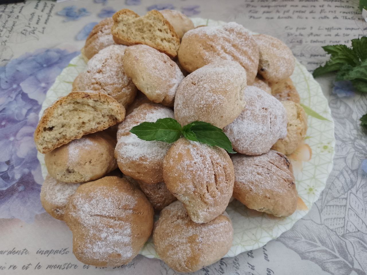 Домашнее клубничное песочное печенье