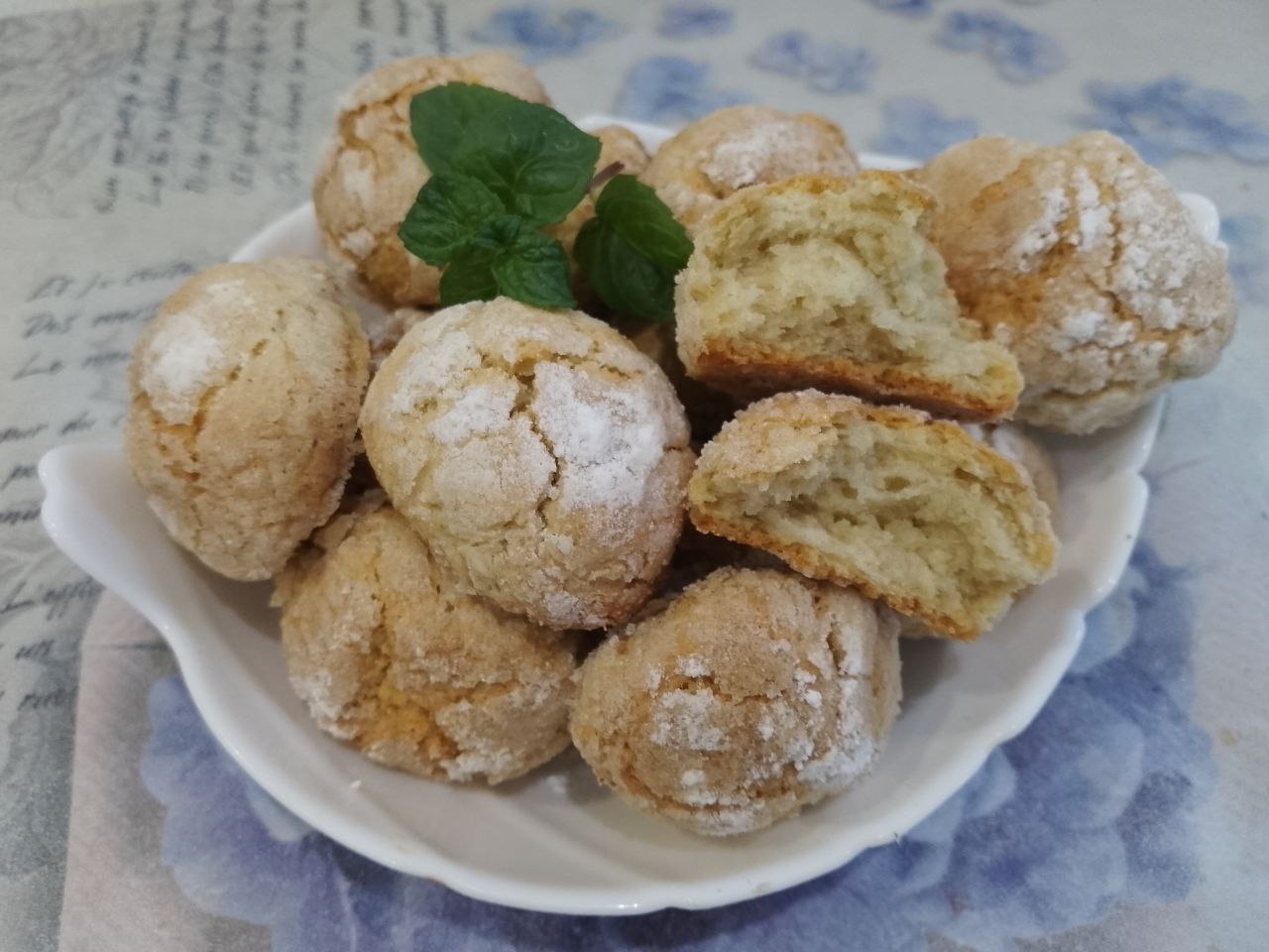 Печенье с сыром рикотто, приготовленное дома