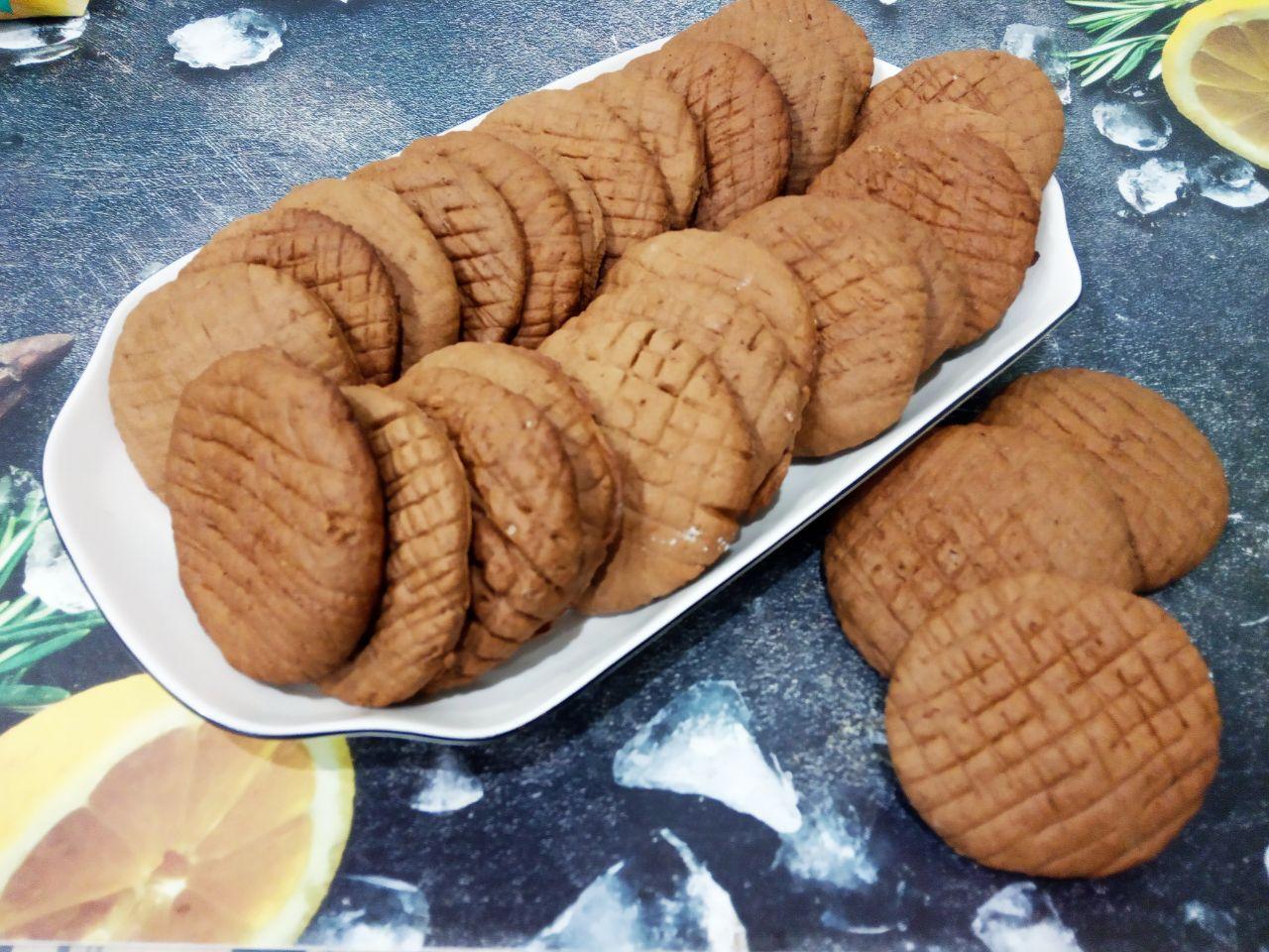 Шоколадное печенье рассыпчатое и хрустящее