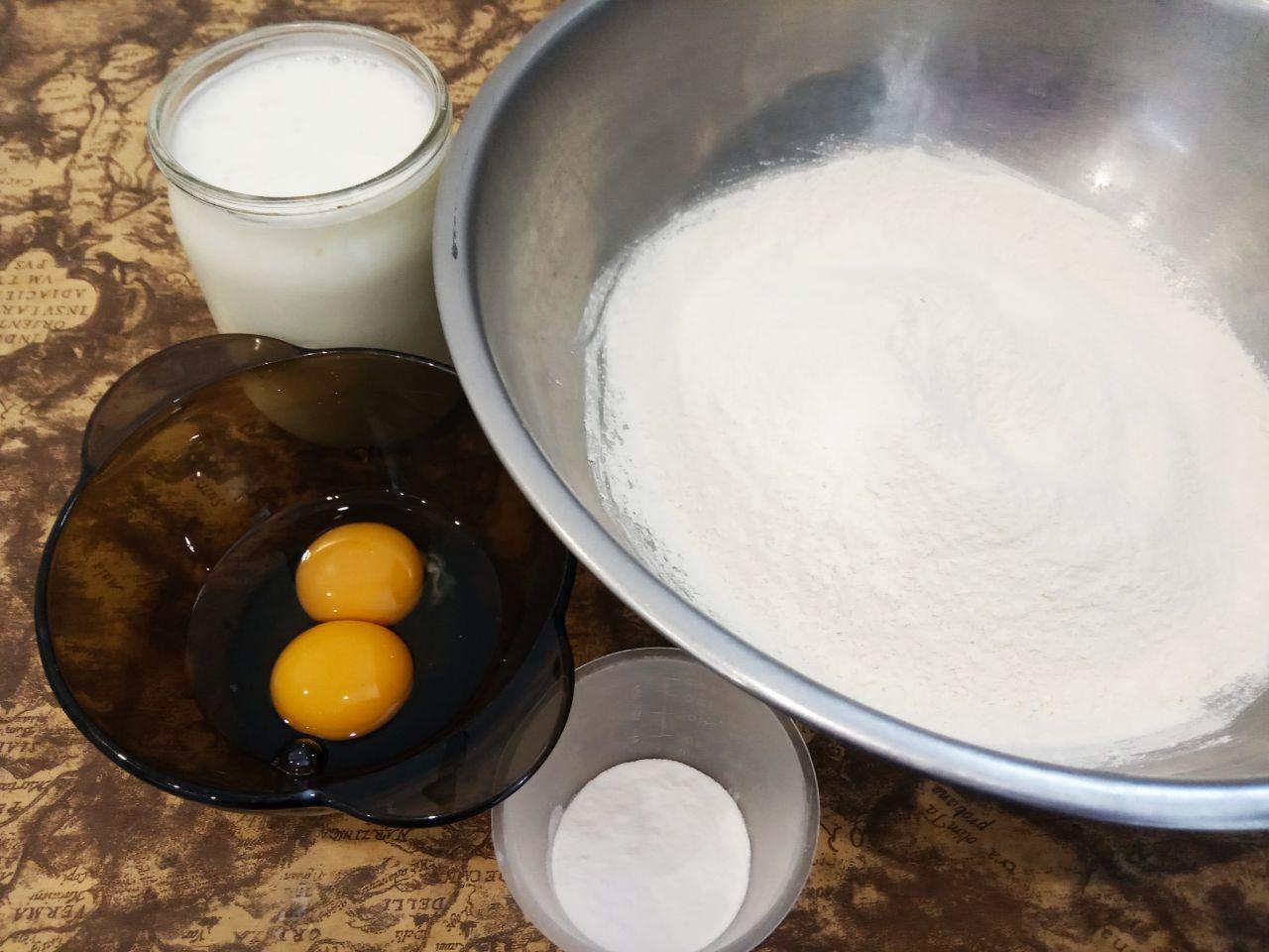 Вареники с мясом на пару