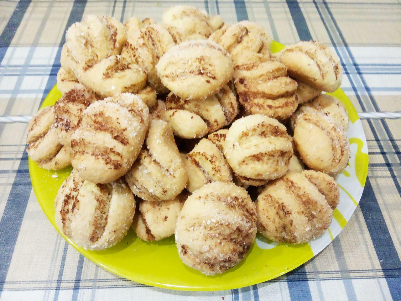 Печенье на растительном масле с кокосовой стружкой