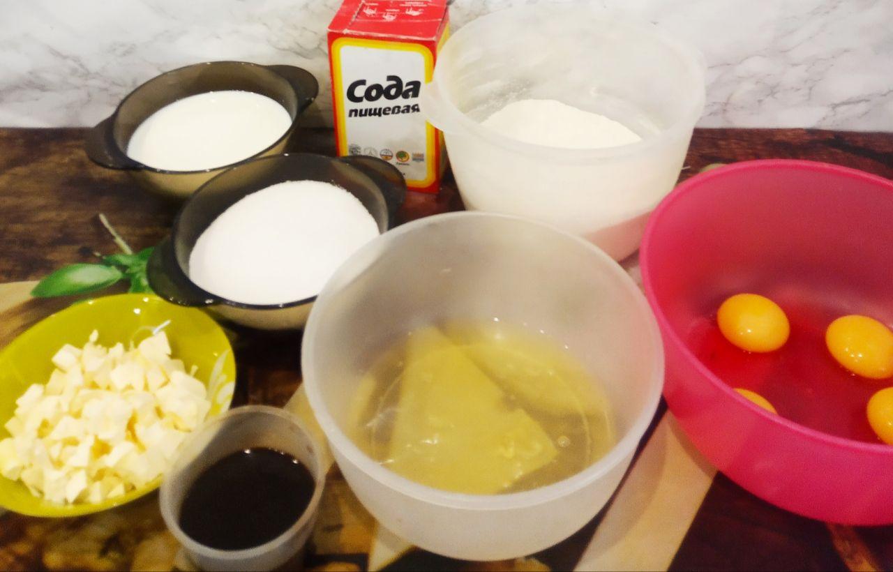 Вкусный и ароматный кофейный торт с заварным сливочным кремом