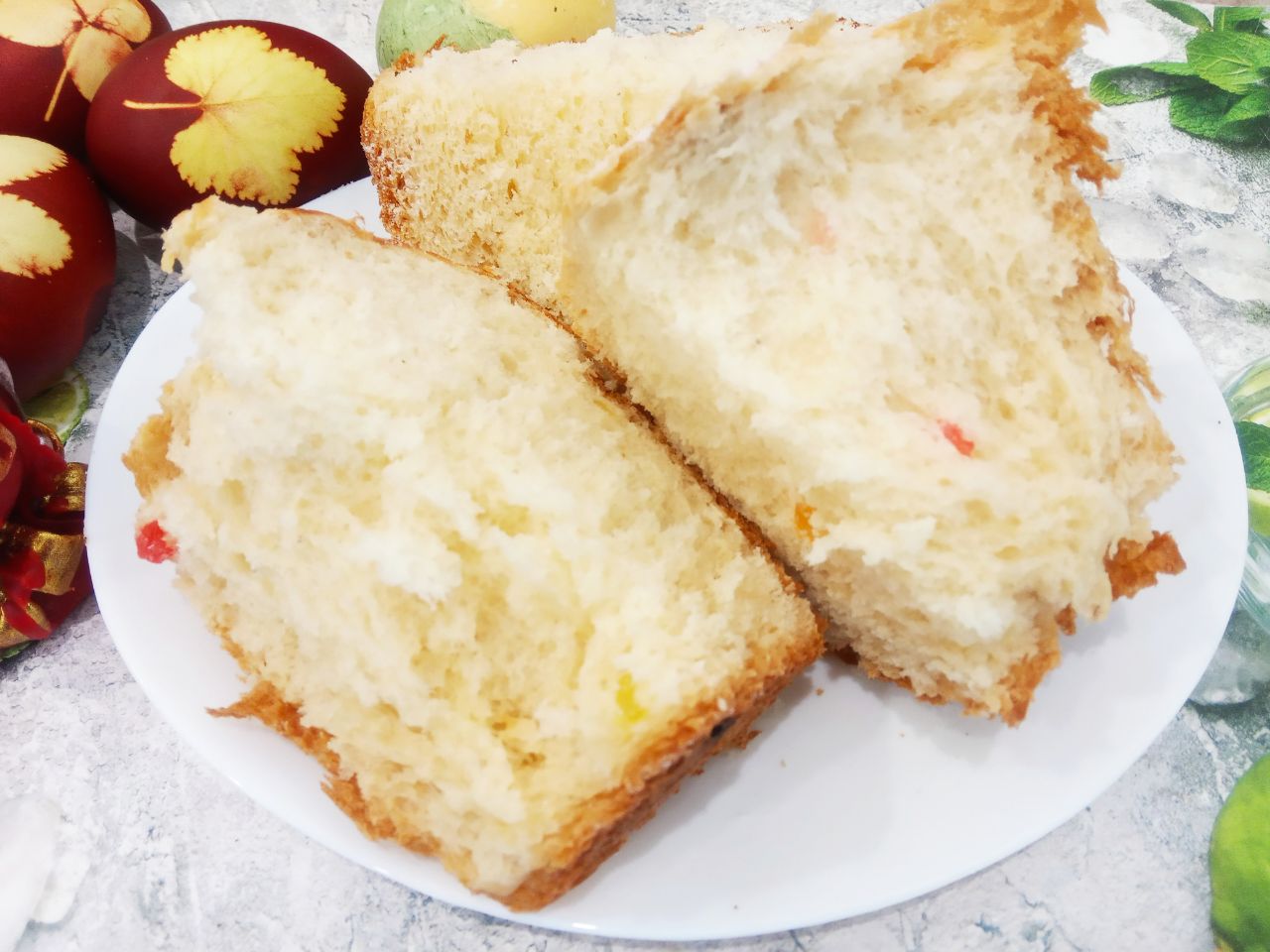 Домашние воздушные праздничные куличи