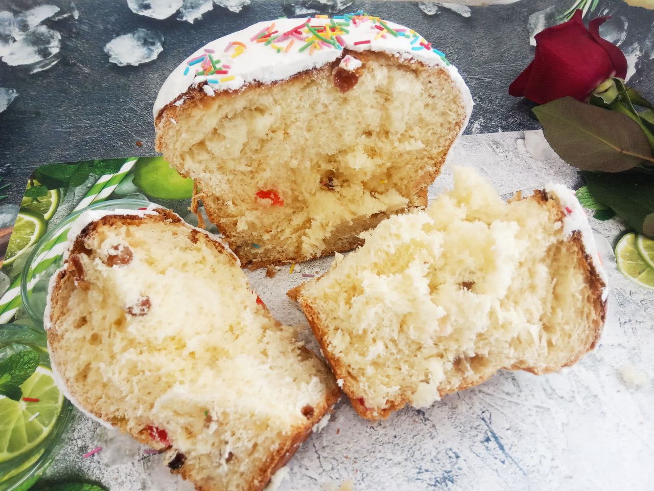 Воздушные праздничные домашние куличи
