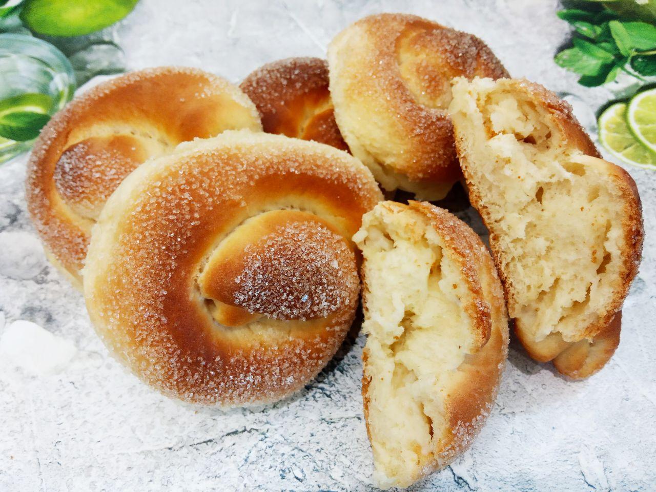 Воздушные и слоистые булочки 
