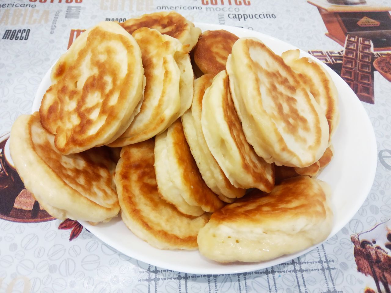Оладьи пышные, вкусные и аппетитные