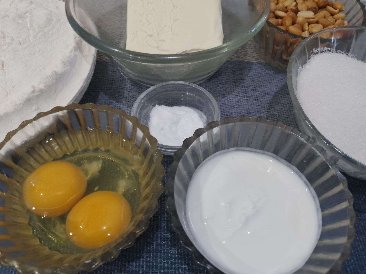 Песочные и рассыпчатые ореховые кольца